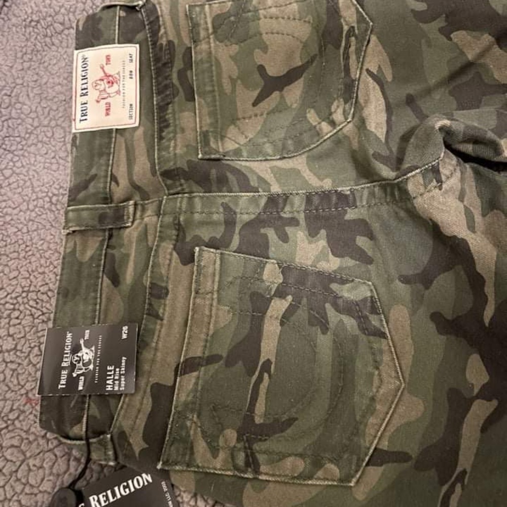Ladies army print true religion jeans